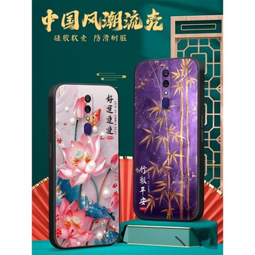 luckrider適用于OPPOA9x手機殼oppoa9x竹報平安pcem00防摔f11保護套cph1911高級a9男女款pcat10中國風pcam10