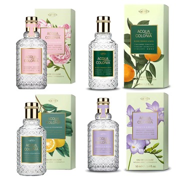 No.4711 科隆之水 ACQUA COLONIA 牡丹&檀香/柚子&雪松木/小蒼蘭&麝香/紅橙樂暢 古龍水 50ml -多款任選 (公司貨)