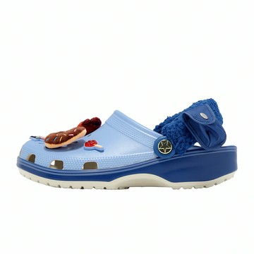 Crocs 洞洞鞋 洞洞鞋 Zootopia Classic Clog 男女鞋 藍 動物方城市2聯名系列 涼拖鞋 21174990H