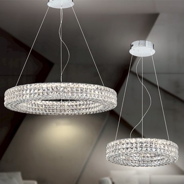 遙控進口水晶吊燈  49-60621、60622