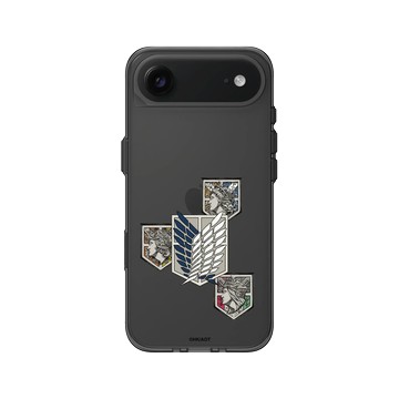 iPhone Air Clear (相機按鈕) 酷墨灰 - 進擊的巨人 Attack On Titan - S2&S3 - 城牆保衛戰