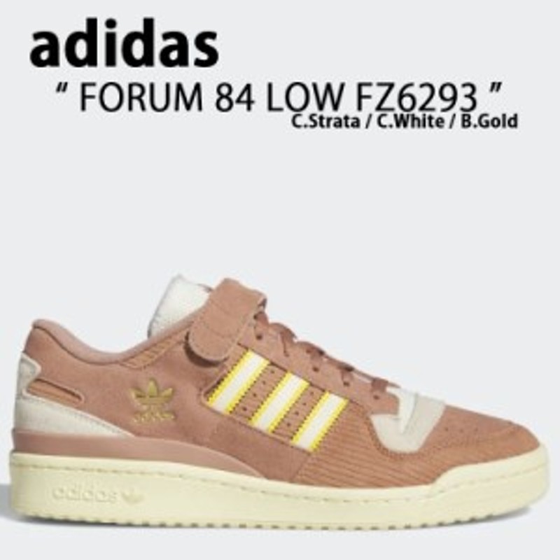 adidas Originals アディダス オリジナルス スニーカー FORUM 84 LOW FZ6293 フォーラム 84 ロー Strata  Cream White Gold | LINEブランドカタログ