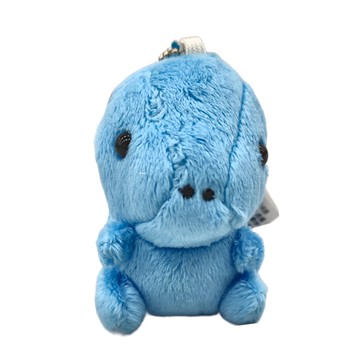 動物造型吊飾 聚酯纖維 金屬  藍色棘龍  1個  7cm