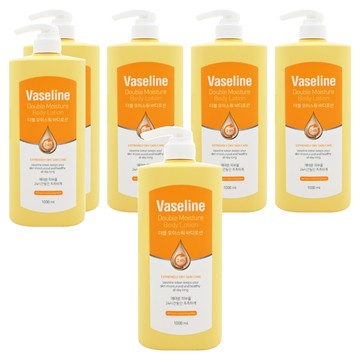 Vaseline 凡士林 24小時高保濕雙倍滋潤身體乳  1L  6瓶