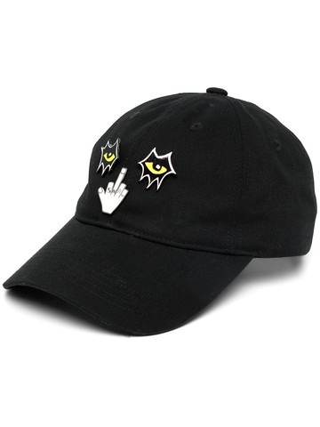 Haculla - Pin Explosion cap - unisex - Cotton - One Size - Black