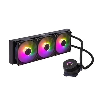 COOLER MASTER 酷碼 MasterLiquid 360 ION 散熱器 高效水冷散熱 RGB燈效 簡易安裝  黑色  1個