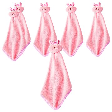 Y063動物擦手巾  6個  1入