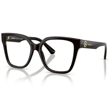【BURBERRY】BE2443F 3001#52mm#網紅款#方框光學眼鏡(黑色)#金橘眼鏡