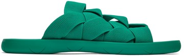 Bottega Veneta 绿色 Plat 凉鞋
