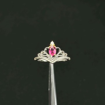 紅寶碧璽活圍戒指 | 碧璽 電氣石 人緣桃花 能量滋補 寶石戒指 925純銀 活圍 N15-56