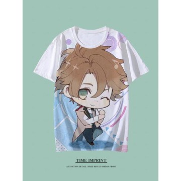 光與夜之戀周邊T恤短袖速干薄款青少年卡通痛衣情侶裝齊司禮蕭逸