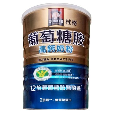 QUAKER 桂格 葡萄糖胺高鈣奶粉  1.5kg  1罐