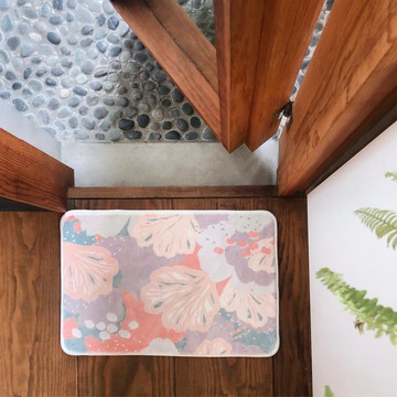 蕨地絨感踏墊2.0-鐵線蕨| 踏墊 地墊 腳踏墊 聖誕節 交換禮物 家