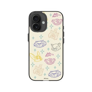 iPhone 16 Clear (相機按鈕) 酷墨灰 - 迪士尼-經典系列 Disney Classics - 迪士尼經典電影 - 線條畫