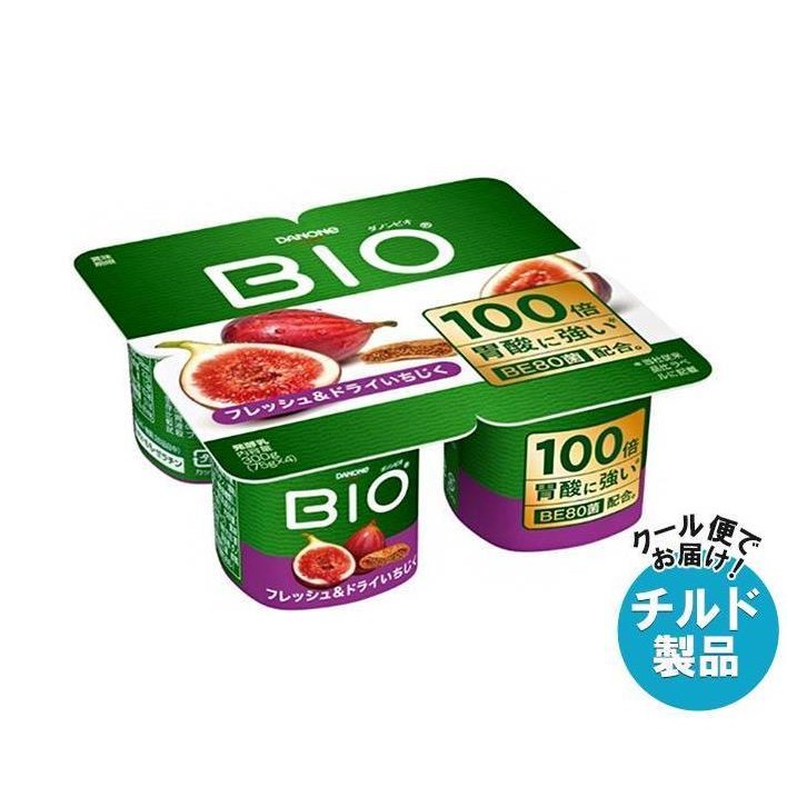 Danone ダノンビオ フレッシュ＆ドライいちじく 75g x 4個