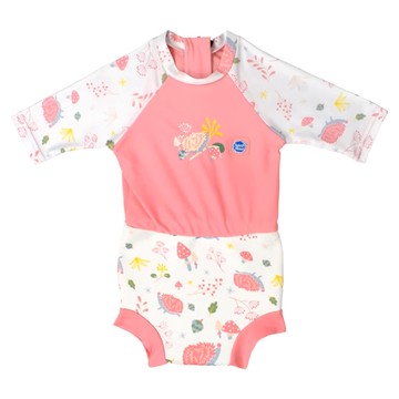 Splash About 抗UV連身版游泳尿布褲 森林漫遊 (3/4袖)  XL(13~18kg)  1件