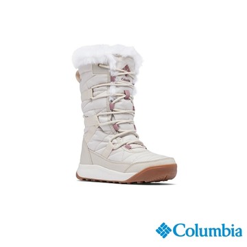 Columbia 哥倫比亞 女款-保暖防水長筒雪靴-米白色 UBL18860BG/IF