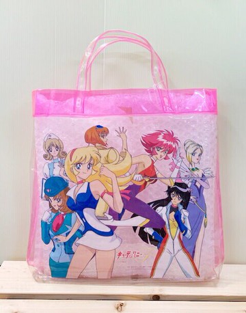 【震撼精品百貨】Hello Kitty 凱蒂貓 日本少女兵團防水手提包/透明防水包-粉#75032 震撼日式精品百貨