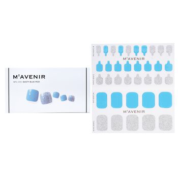 Mavenir Mavenir 指甲貼 (繽紛顏色) - # Dusty Blue Pedi 36pcs-美容工具