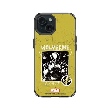 iPhone 15 Clear 酷墨灰 - 迪士尼-漫威 Marvel - 金鋼狼-Deadpool 3 圖畫風