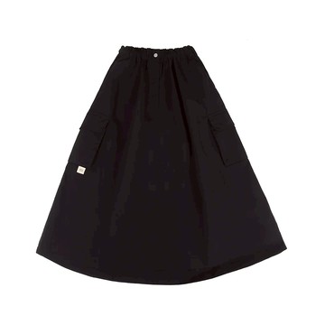 A[S]USL NYLON POCKETS FLARE SKIRT / ASUSL 日系 寬鬆 尼龍 防潑水 工裝裙