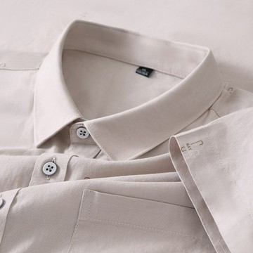 【新款熱賣】純棉襯衫男裝夏男士全棉牛津紡短袖襯衫中青年都市襯衣商務休閑衫