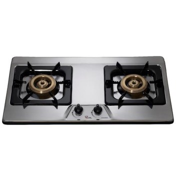 (全省安裝)喜特麗二口不鏽鋼檯面爐瓦斯爐天然氣JT-GC201S-NG1