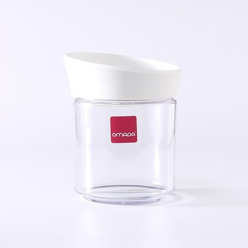 【OMADA】防潮儲物密封罐 白色 0.75L(防潮罐、儲物罐、密封罐)