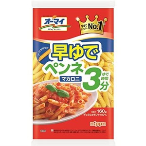 オーマイ 早ゆでペンネマカロニ 160G ×8個