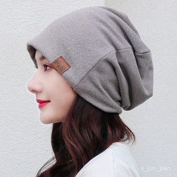 臺灣🚍8H出🉑晚上睡覺戴的帽子女冬季防風堆堆包頭帽春秋防亂髮無壓感睡帽男款