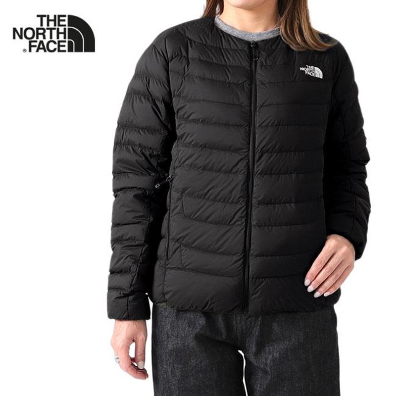 THE NORTH FACE ノースフェイス サンダー ラウンドネックジャケット NYW32013 ノーカラージャケット ライトダウンジャケット  レディース | LINEショッピング