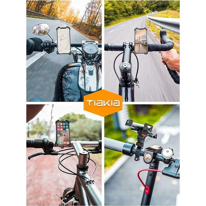 Tiakia 自転車 スマホホルダー オートバイ バイク スマホほるだー