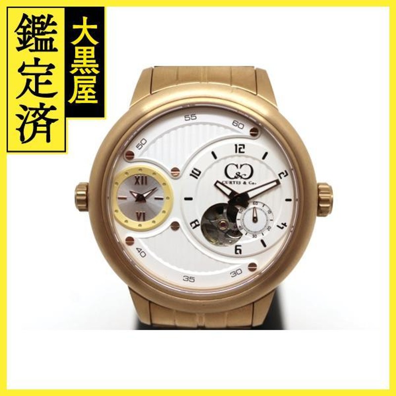 CURTIS&Co. カーティス BIG TIME PASSPORT RGW52 多針アナログ 自動巻き＋クォーツ 腕時計【200】 |  LINEブランドカタログ