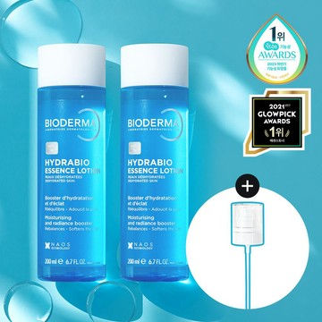 Bioderma Hydrabio Essence Lotion 200ml Double Set (+Mist Pump)