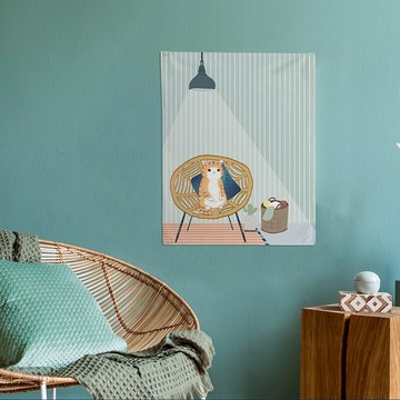 慵懶小橘-北歐小掛布 ( 背景布 ins拍攝布景 掛畫 掛毯掛布 牆面裝飾背景布 拍攝牆 牆壁裝飾  裝飾佈置掛布  極簡 小清新)