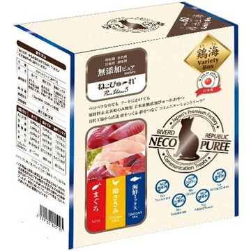 Nekopyure Additive-free Pure PureValue5 Variety Box Torikai  13g x 60 pieces