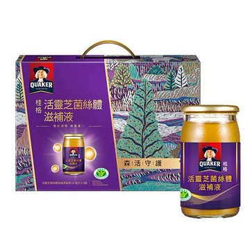 專屬禮盒送給你【桂格】活靈芝菌絲體滋補液禮盒 (60mlX8瓶)|快速出貨|