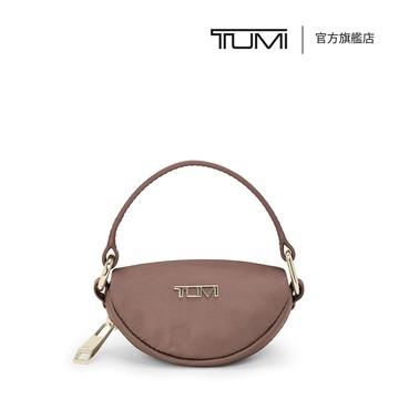 TUMI Charm 月牙手提吊飾包 - 紫藕色