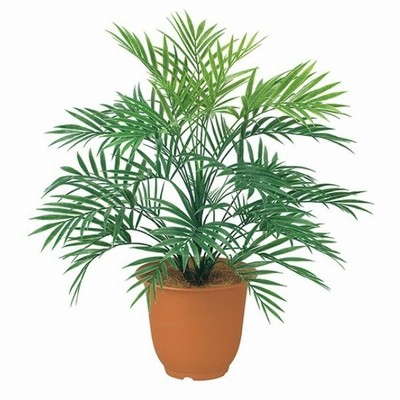パーラーパーム ヤシ ブッシュ プラスチック  観葉植物 フェイクグリーン 《ポット 容器 は別売りです》 屋外対応