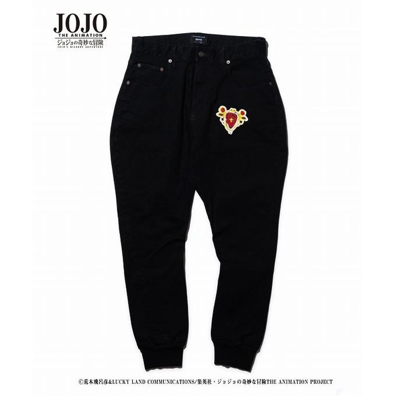 GLAMB グラム × ジョジョの奇妙な冒険 Red Stone jogger denim レッド ...