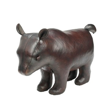 Brown Bear 棕熊 手工皮革凳（標準）