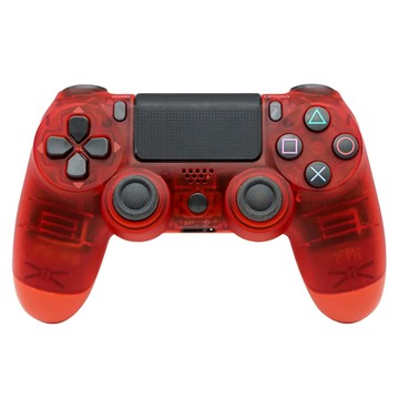 相容手把 PS4適用 透色紅  1個  S03-P4-23