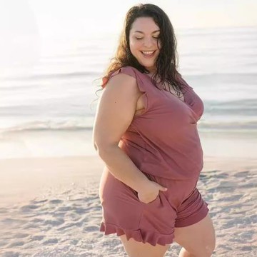 2025跨境新款游泳內置文胸女士泳衣印花溫泉平角歐美款  連體泳衣