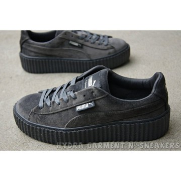 【HYDRA】Rihanna Puma Creeper Fenty 灰 天鵝絨 蕾哈娜 鬆糕鞋【364466-03】