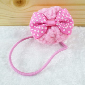 【震撼精品百貨】Hello Kitty 凱蒂貓~髮束 毛球【共1款】