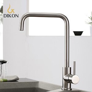 【帝鋼衛浴】304不鏽鋼單柄冷熱廚房龍頭 TTK-0102