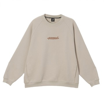 KANGOL 大學T 卡其 刺繡LOGO 華夫格 中性 6455100232