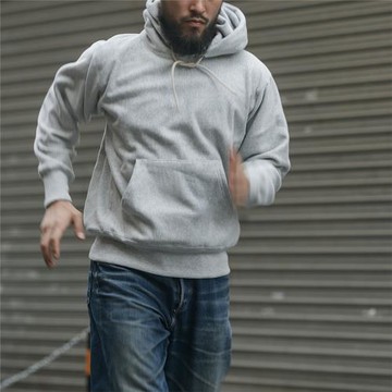 惡犬BRONSON REVERSE WEAVE橫紋編織套頭連帽衫 重磅純棉毛圈衛衣