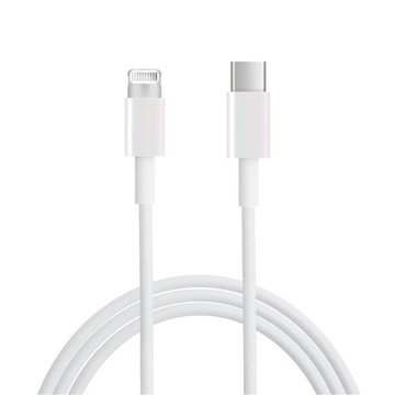 iBRIDGE USB-C to Lightning 充電傳輸線 適用於 iPhone iPad Pro 快速資料傳輸  1m  白色  1條