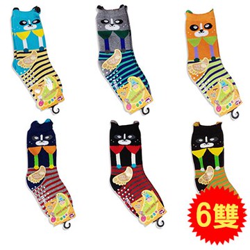 PEIBOU 貝柔 吊帶熊止滑襪(P486)【六雙】【悅兒園婦幼生活館】
